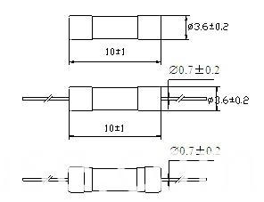 Micro Fuse 3*10 Ceramic Tube Fast-Acting 219 Series